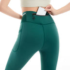 STRAVIX Leggings da corsa a vita alta da donna con cintura integrata