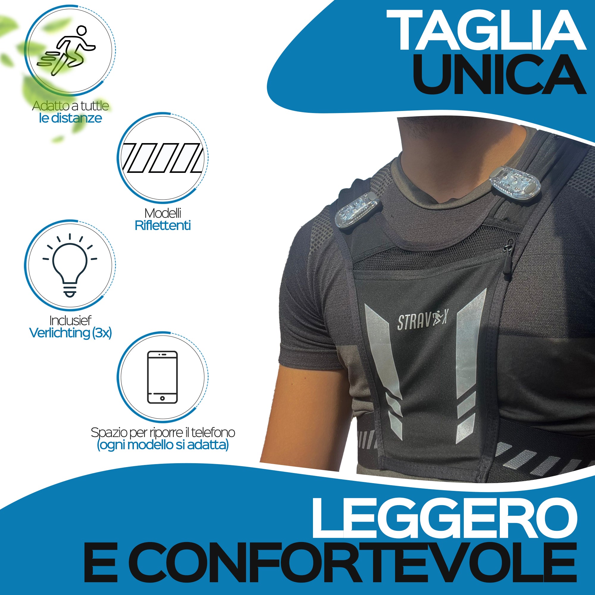 STRAVIX gilet idratante endurance