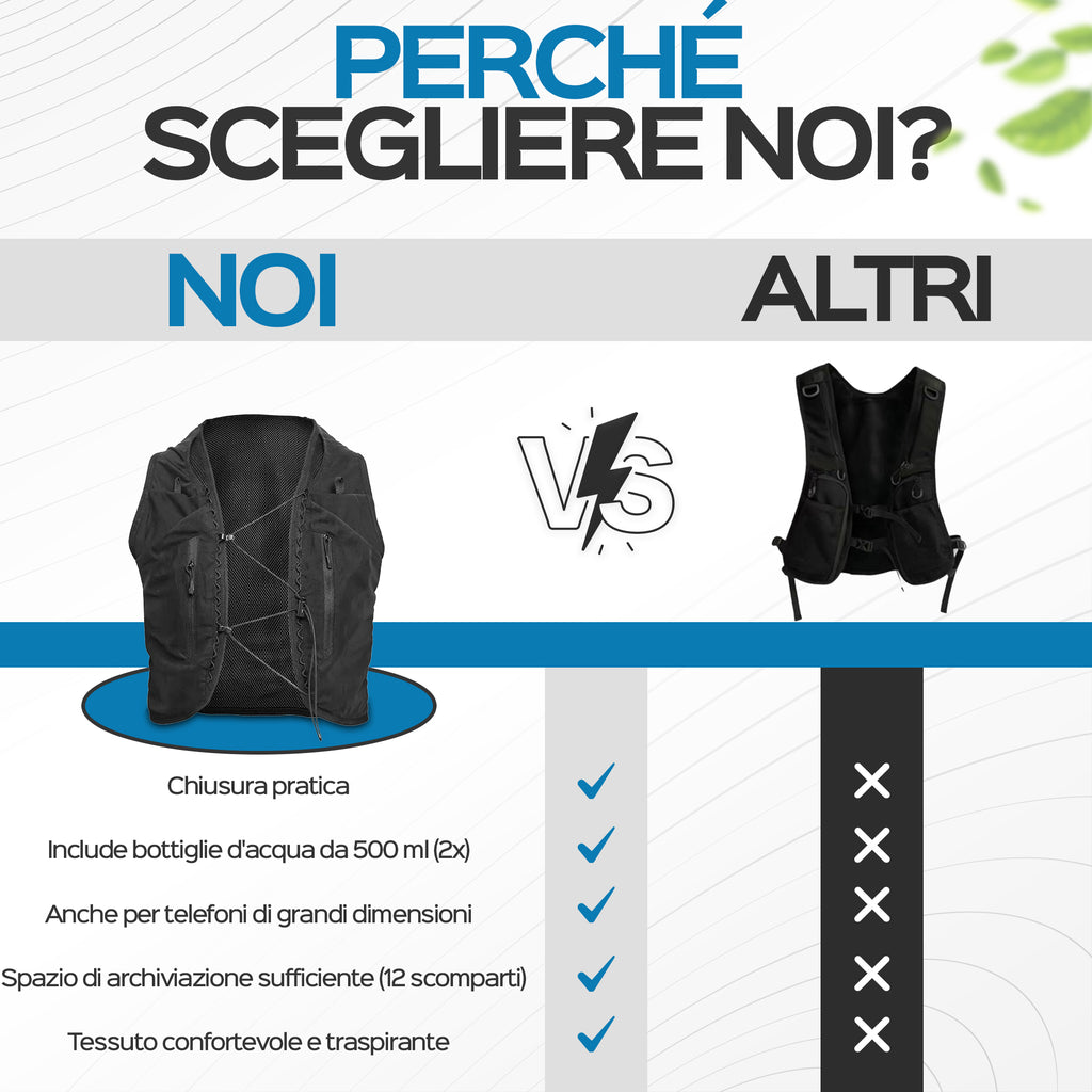 STRAVIX Gilet idratante endurance