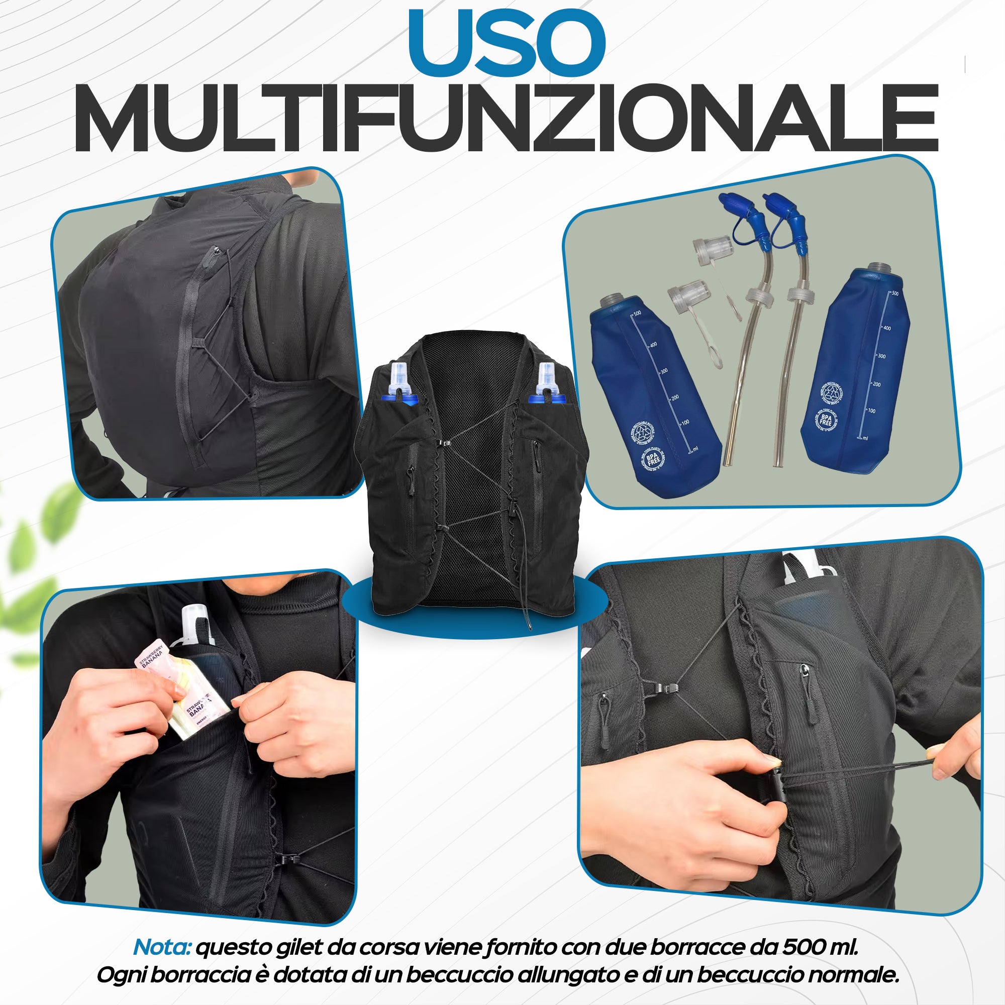 STRAVIX Gilet idratante endurance