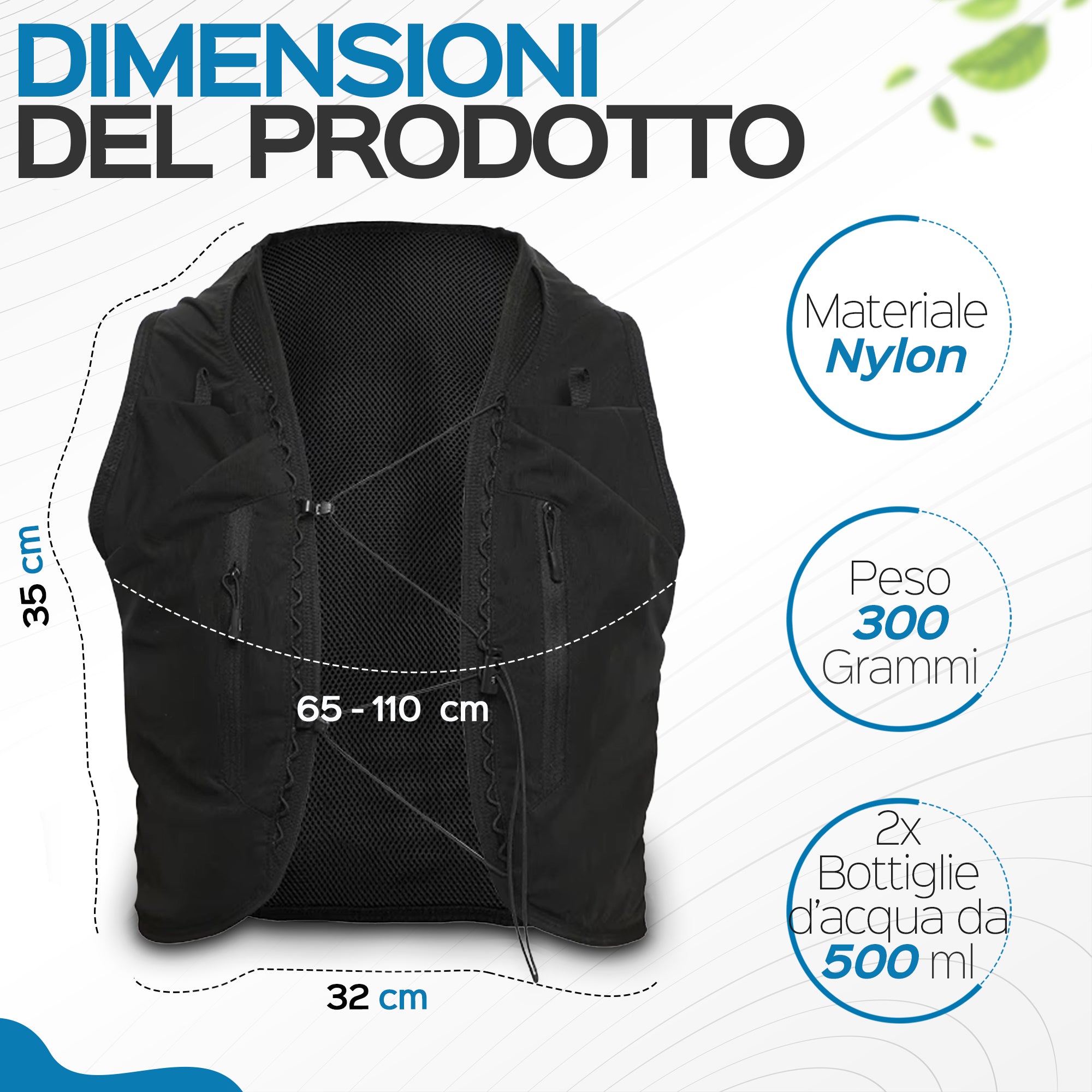 STRAVIX Gilet idratante endurance