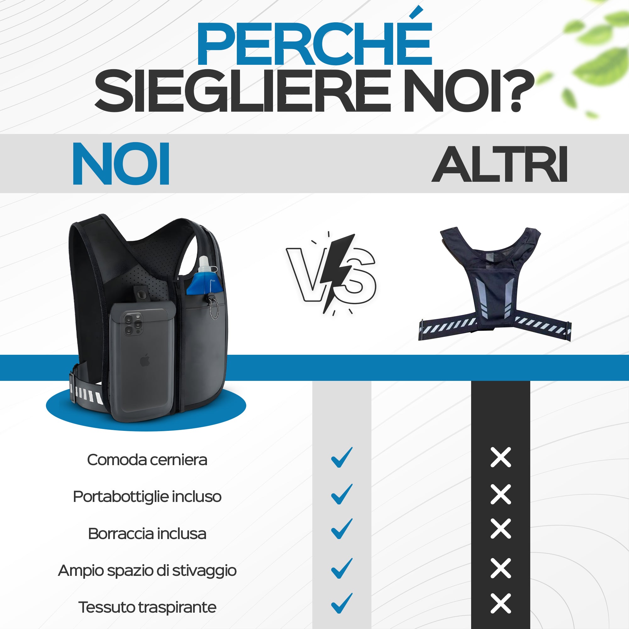 STRAVIX Gilet idratante endurance