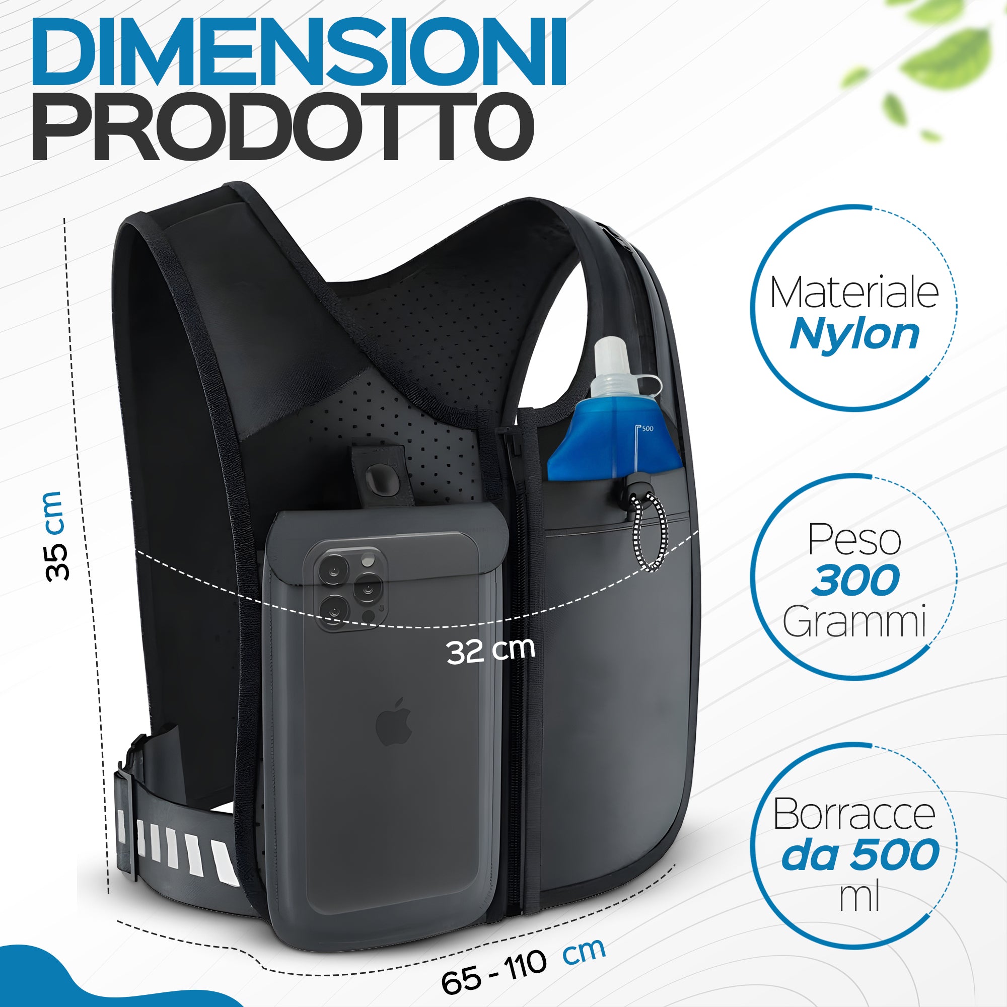 STRAVIX Gilet idratante endurance