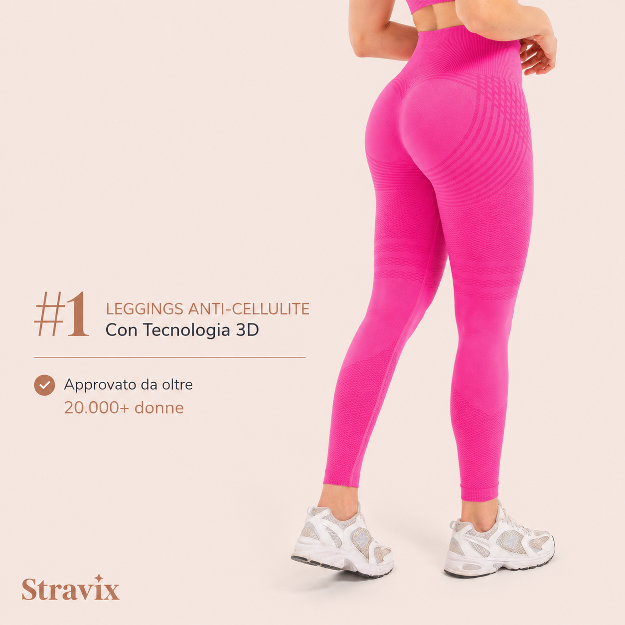 Leggings 3D Stravix - Grigio scuro